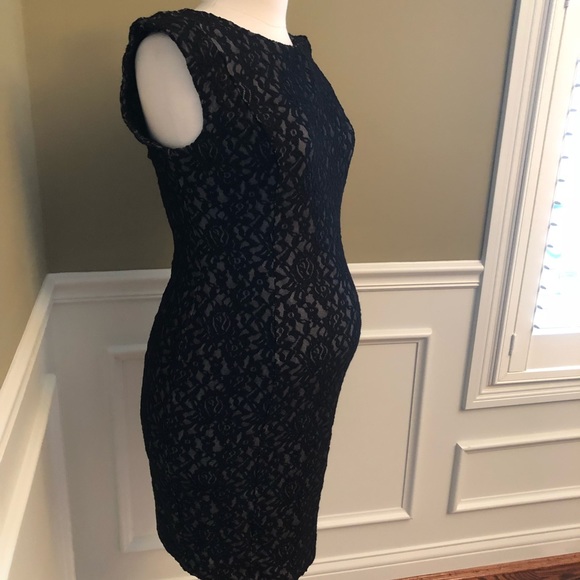 Maternity French Connection Lace Cocktail Dress - Picture 2 of 5